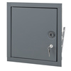 Elmdor Fire Rated Access Door, 24x24, Prime Coat W/ Cylinder Lock FR24X24PC-CL